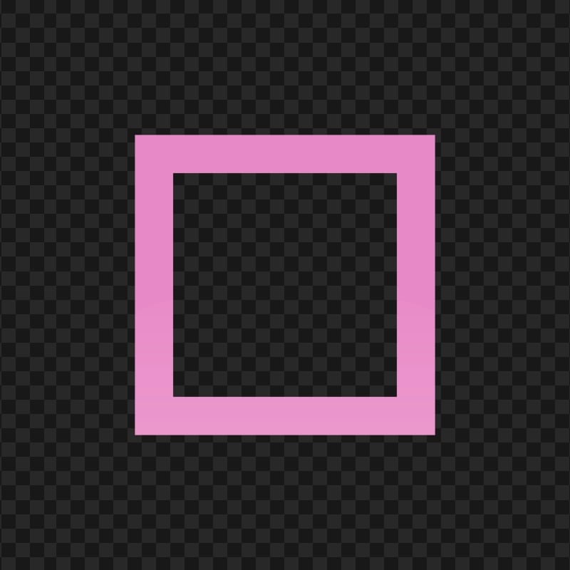 PS Controller Square Pink Button Icon HD PNG | Citypng