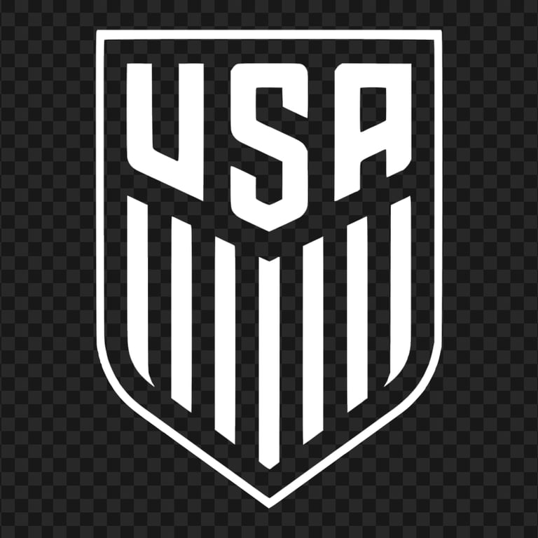 United States National Football Team White Logo Citypng