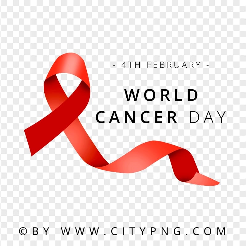 World Cancer Day Red Ribbon PNG IMG
