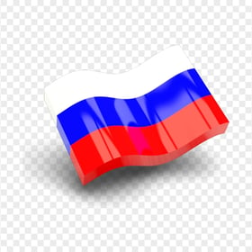 Download Russia 3D Flag Icon PNG