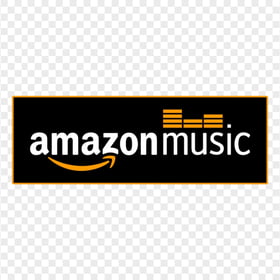 Amazon Music Logo Black Background