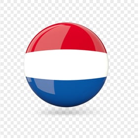 Netherlands Sphere Round Flag Icon PNG