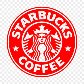 HD Starbucks Red Circle Woman Logo PNG