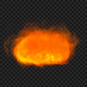 HD Explosion Fire Ball Without Smoke PNG