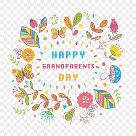 Happy National Grandparents Day Illustration