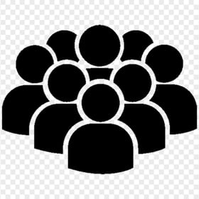 Download People Users Black Icon PNG