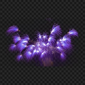 Download Purple Holiday New Year Fireworks PNG