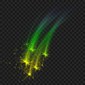 HD Yellow And Green Magic Light Effect PNG