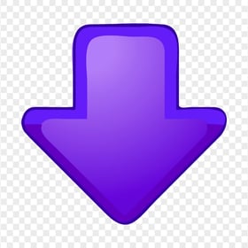 Down Arrow Downward Download Purple Button Icon