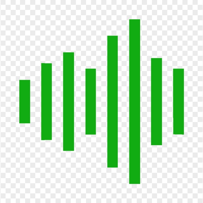 Sound Wave Green Icon