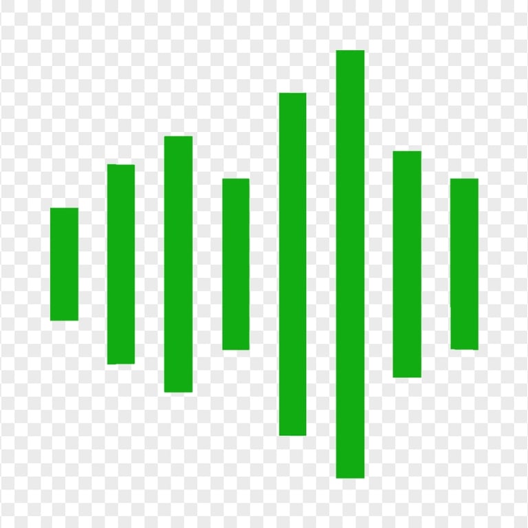 Sound Wave Green Icon