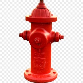 Transparent HD Red Hydrant Fire