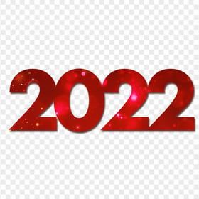 HD Red Creative 2022 Design Transparent Background