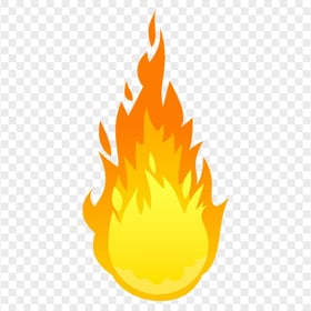 Download Fire Flame Cartoon Illustration PNG