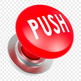Red Push Button Big Dome PNG