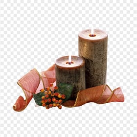 HD Real Christmas Decoration Candles Transparent PNG