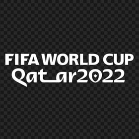 Fifa World Cup Qatar 2022 White Text Logo