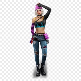 HD Free Fire FF Dasha Character PNG