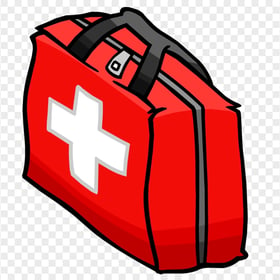 Red Cartoon First Aid Kit Emergency Handbag