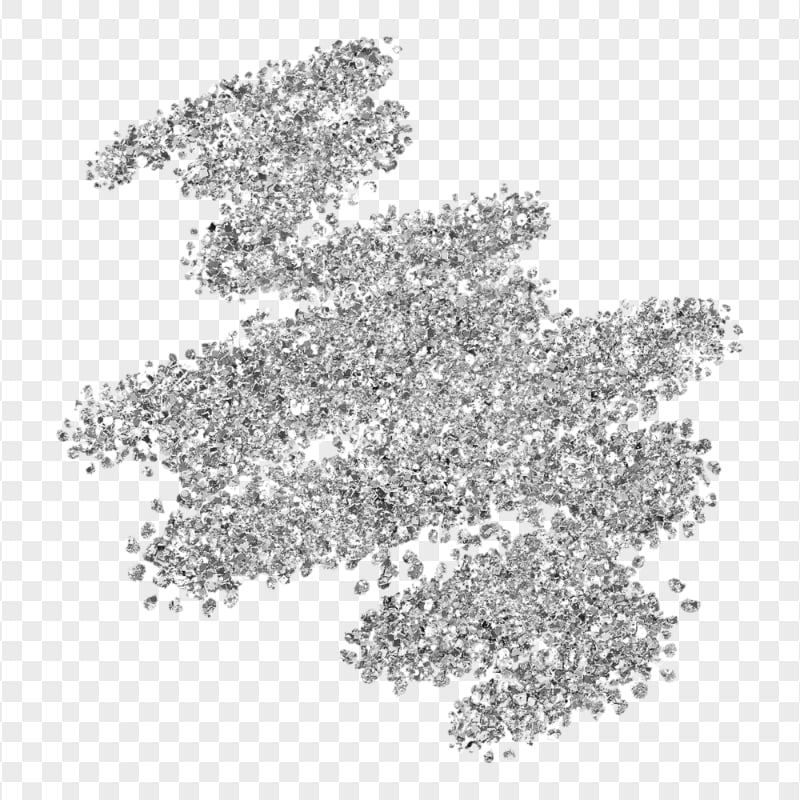 Gray Silver Powder Glitter PNG