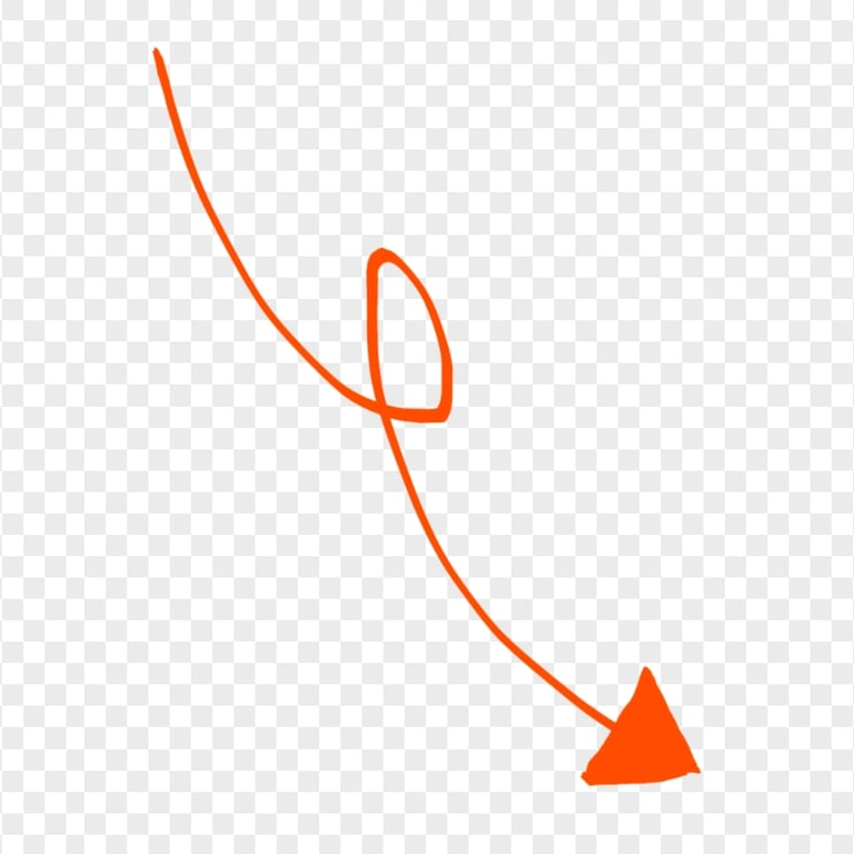 orange down arrows