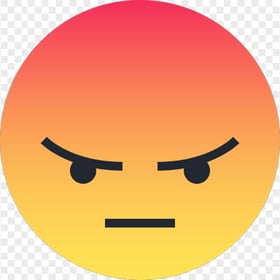 Facebook Reaction Like Angry Emoticon Face Icon