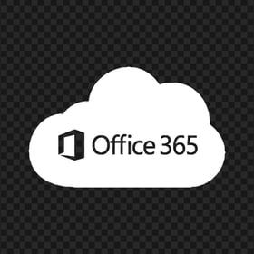 Microsoft Office 365 Cloud White Icon Transparent PNG