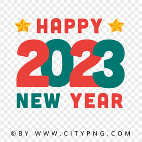Vector Happy 2023 FREE PNG