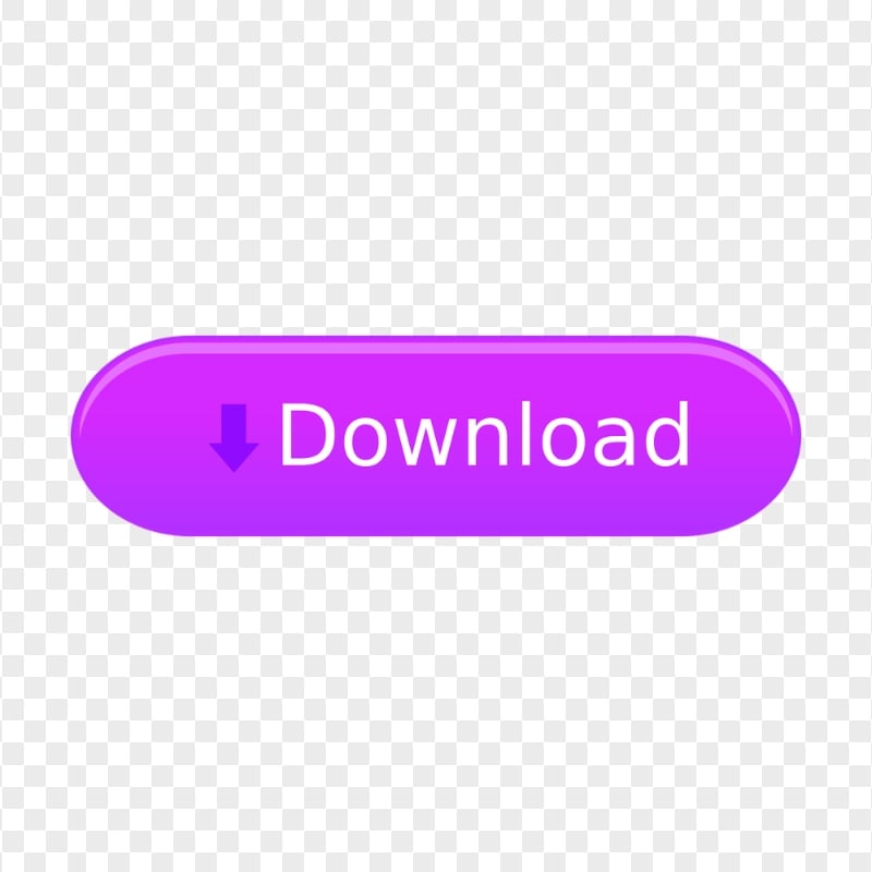 Purple Download Web Button Icon PNG