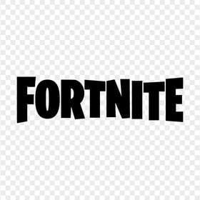 HD Black Fortnite Text Logo PNG