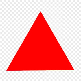 HD Red Triangle Transparent Background