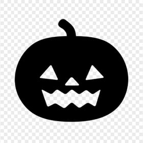 Black Halloween Jack O Lantern Pumpkin Silhouette