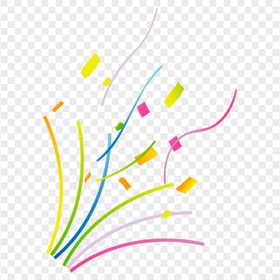 Illustration Vector Colorful Confetti PNG