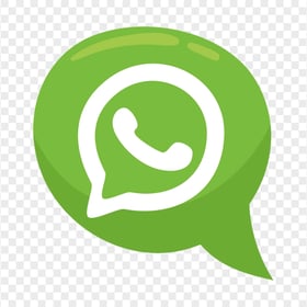 HD Beautiful Bubble Comic Whatsapp Wa Icon PNG