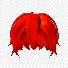 HD Red Anime Boy Hair PNG