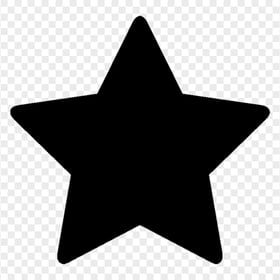Star Silhouette Black Icon FREE PNG