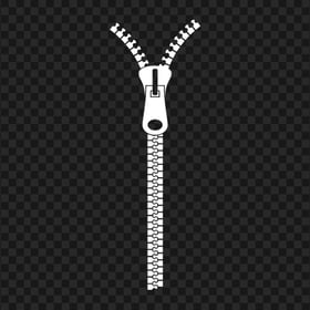 White Zipper Icon PNG