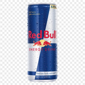 HD Cold Red Bull Energy Can PNG