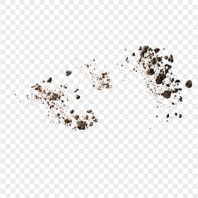 HD Sand Stone Explosion Splash PNG