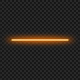 HD Orange Neon Glowing Line PNG