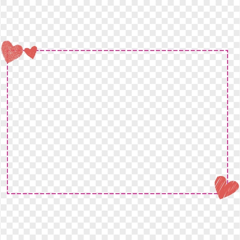 Download Love Valentine Hearts Frame PNG