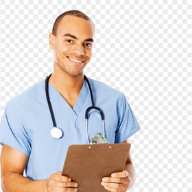 Male Doctor Medicine Surgeon Hospital Blue Coat