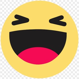Haha Facebook Messenger Reaction Face Emoji HD