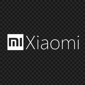 White Xiaomi Xiomi Official Logo