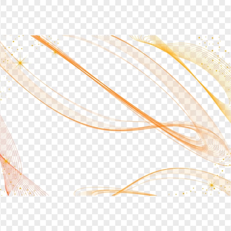 HD Orange Abstract Lines Transparent Background | Citypng