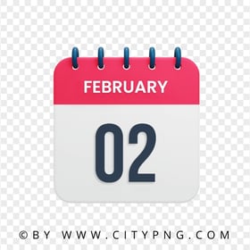 2nd February Date Vector Calendar Icon HD Transparent PNG