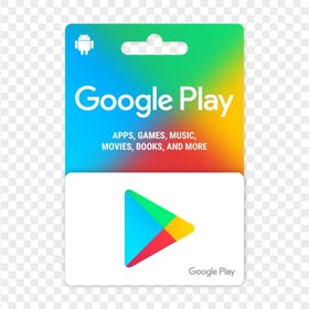 HD Google Play Gift Card Transparent PNG