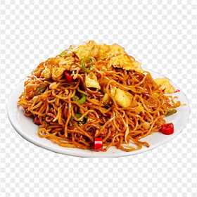 Chinese Cuisine Spaghetti Pasta Plate PNG