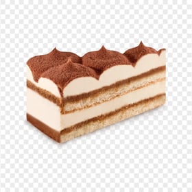 Chocolate Tiramisu Cheesecake PNG Image