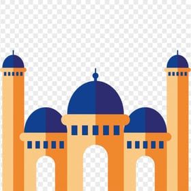Vector Icon Islamic Arabic Masjid Illustration